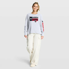 Houston Texans Women's Hometown Legacy Long Sleeve T-Shirt - White - Fanatics