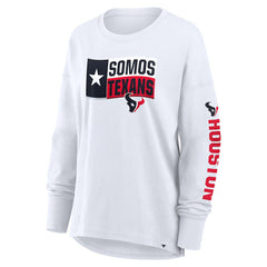 Houston Texans Women's Hometown Legacy Long Sleeve T-Shirt - White - Fanatics