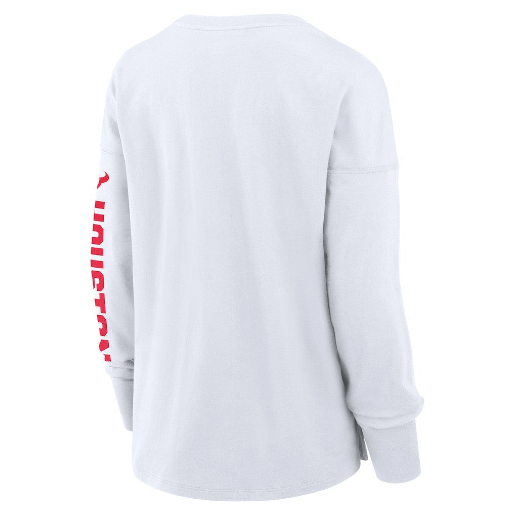 Houston Texans Women's Hometown Legacy Long Sleeve T-Shirt - White - Fanatics