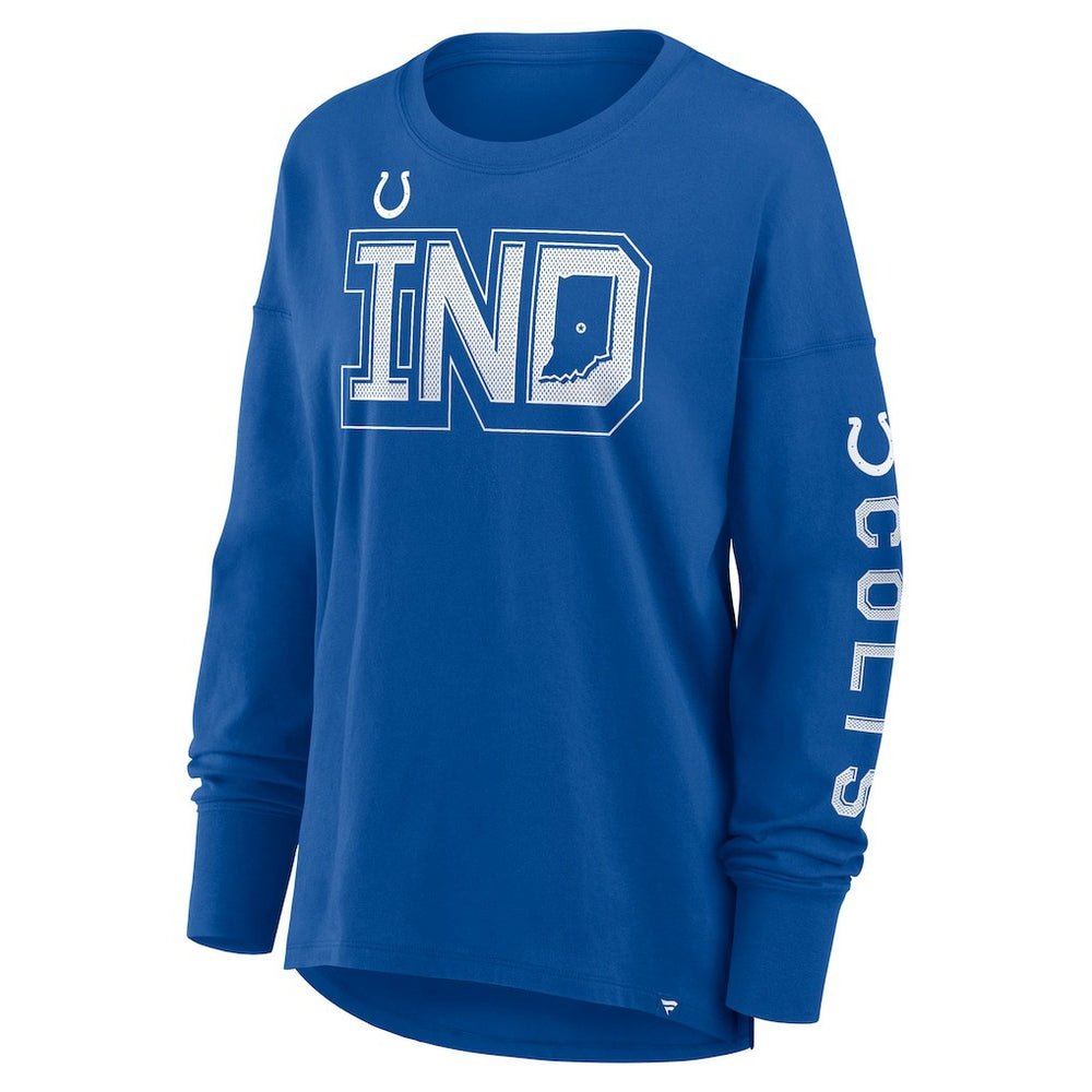 Indianapolis Colts Women's Hometown Legacy Long Sleeve T-Shirt - Royal - Fanatics