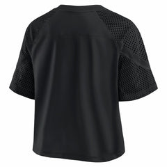 Kansas City Chiefs Women's Oversized Raglan V-Neck Blackout Fashion Jersey - Fanatics