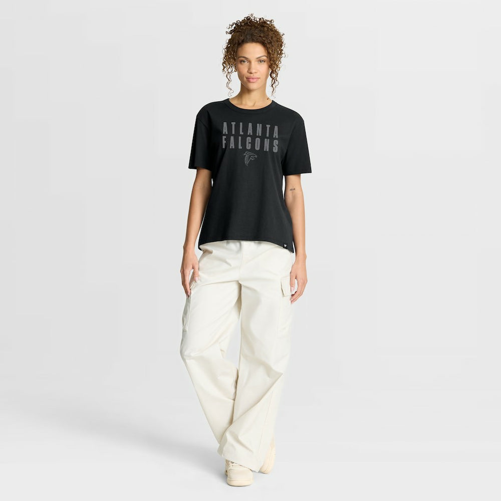 Atlanta Falcons Women's Blackout Kneel Down Legacy T-Shirt - Black - Fanatics