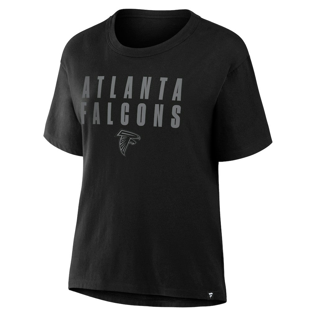 Atlanta Falcons Women's Blackout Kneel Down Legacy T-Shirt - Black - Fanatics