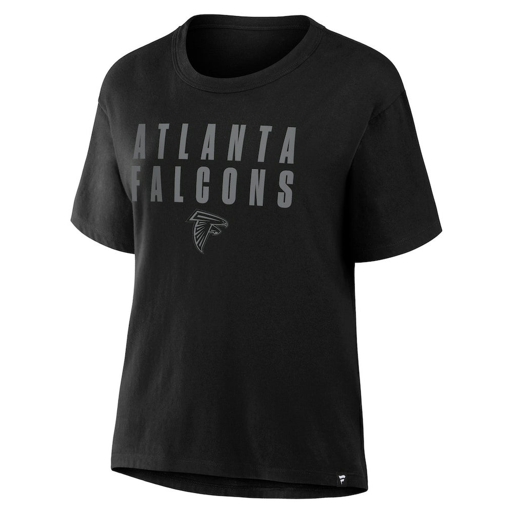 Atlanta Falcons Women's Blackout Kneel Down Legacy T-Shirt - Black - Fanatics