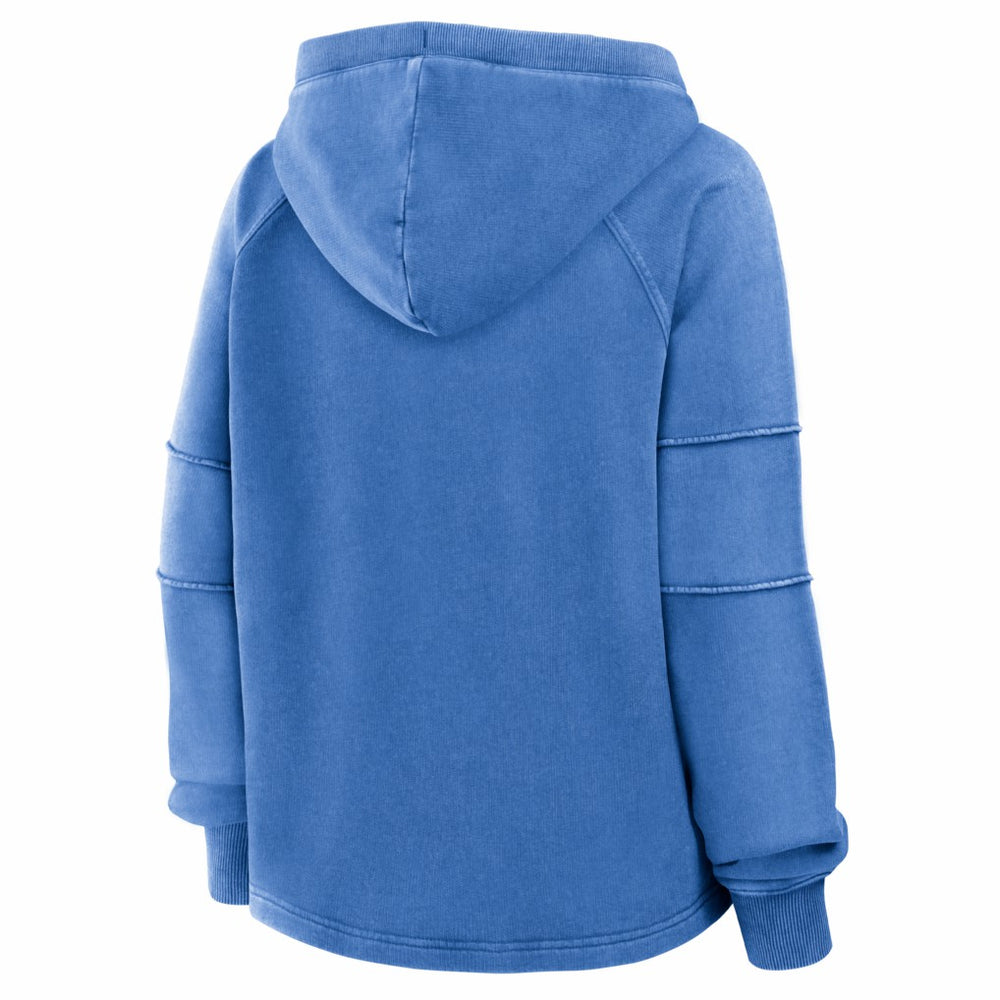 Detroit Lions Women's Oversized Raglan Gridiron Hoodie - Blue - Fanatics