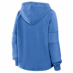 Detroit Lions Women's Oversized Raglan Gridiron Hoodie - Blue - Fanatics
