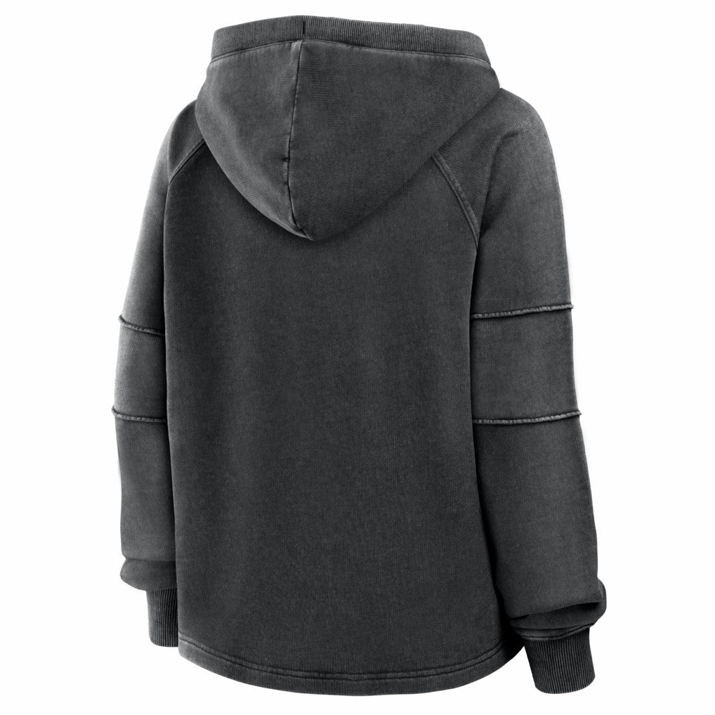 Cincinnati Bengals Women's Oversized Raglan Gridiron Hoodie - Black - Fanatics