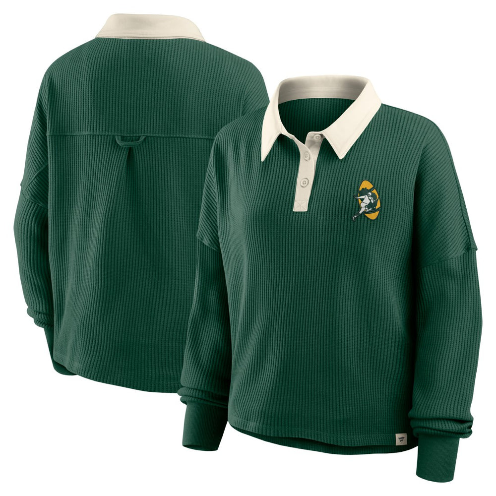 Green Bay Packers Women's Oversized Hometown Premium Thermal Long Sleeve Shirt - Green - Fanatics