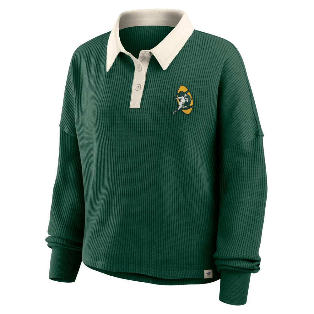Green Bay Packers Women's Oversized Hometown Premium Thermal Long Sleeve Shirt - Green - Fanatics