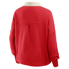 Kansas City Chiefs Women's Oversized Hometown Premium Thermal Long Sleeve Shirt - Red - Fanatics