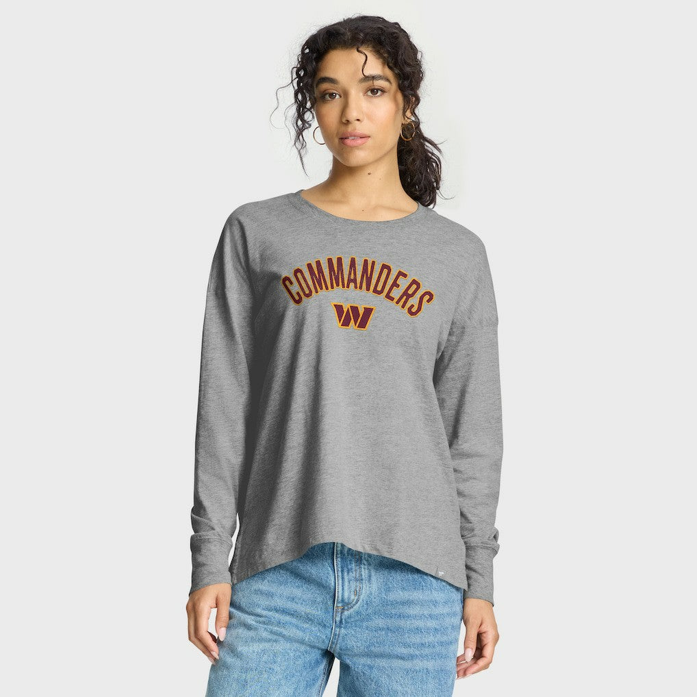 Washington Commanders Women's Hometown Legacy Long Sleeve T-Shirt - Heather Gray - Fanatics