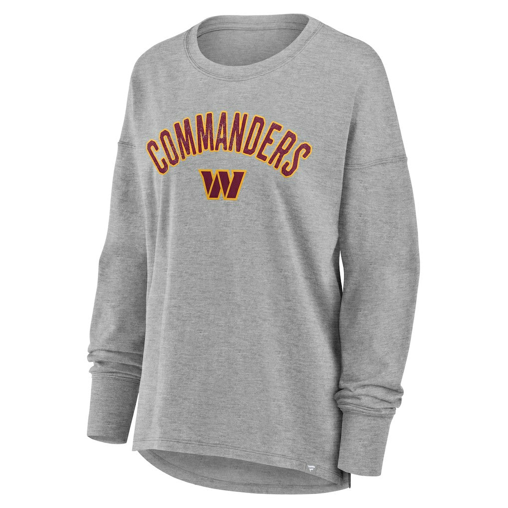 Washington Commanders Women's Hometown Legacy Long Sleeve T-Shirt - Heather Gray - Fanatics