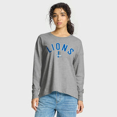 Detroit Lions Women's Hometown Legacy Long Sleeve T-Shirt - Heather Gray - Fanatics