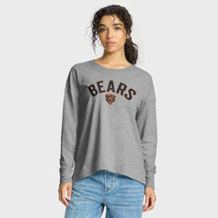 Chicago Bears Women's Hometown Legacy Long Sleeve T-Shirt - Heather Gray - Fanatics