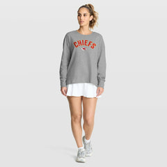 Kansas City Chiefs Women's Hometown Legacy Long Sleeve T-Shirt - Heather Gray - Fanatics