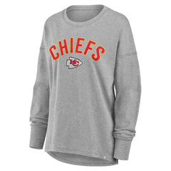 Kansas City Chiefs Women's Hometown Legacy Long Sleeve T-Shirt - Heather Gray - Fanatics