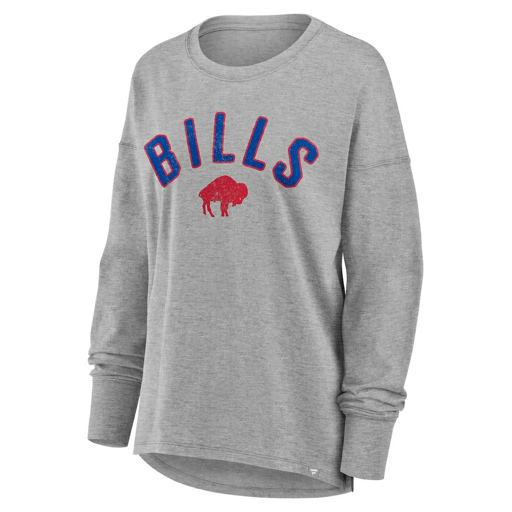 Buffalo Bills Women's Hometown Legacy Long Sleeve T-Shirt - Heather Gray - Fanatics
