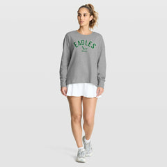 Philadelphia Eagles Women's Hometown Legacy Long Sleeve T-Shirt - Heather Gray - Fanatics