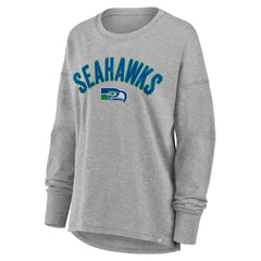 Seattle Seahawks Women's Hometown Legacy Long Sleeve T-Shirt - Heather Gray - Fanatics