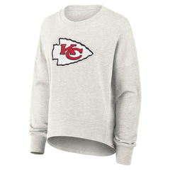 Kansas City Chiefs Women's Oversized Hometown Pullover Sweatshirt - Heather Gray - Fanatics