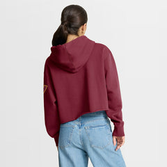 Washington Commanders Women's Oversized Hometown Heritage Cropped Hoodie - Burgundy - Fanatics
