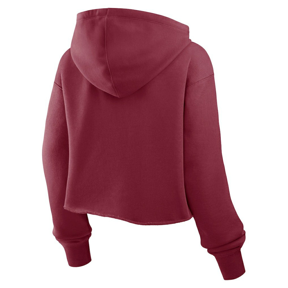 Washington Commanders Women's Oversized Hometown Heritage Cropped Hoodie - Burgundy - Fanatics