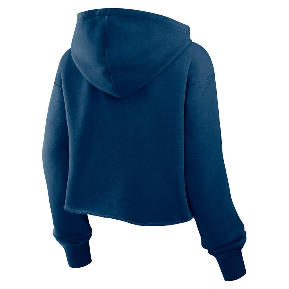 Chicago Bears Women's Oversized Hometown Heritage Cropped Hoodie - Navy - Fanatics