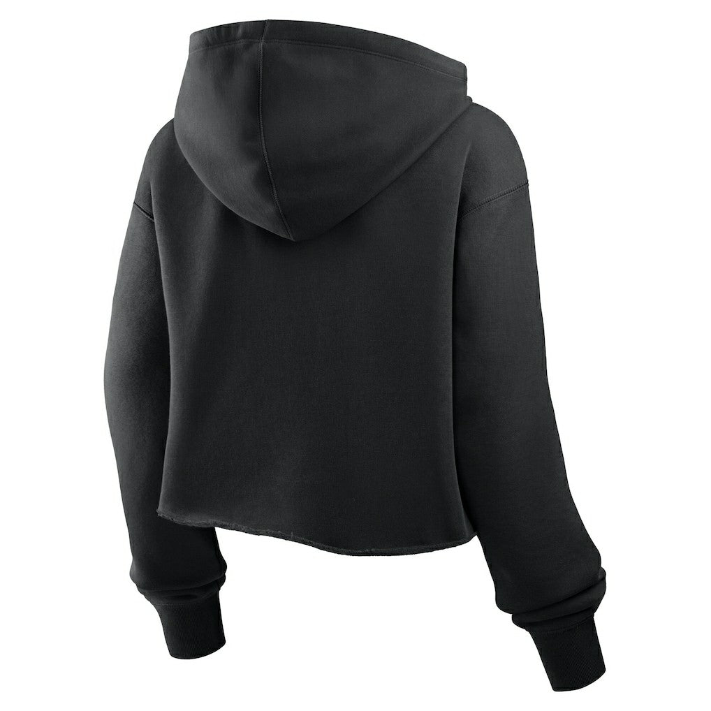 Cincinnati Bengals Women's Oversized Hometown Heritage Cropped Hoodie - Black - Fanatics