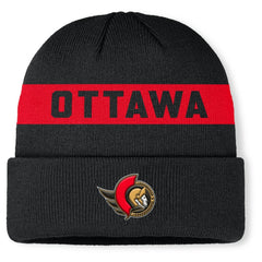 Ottawa Senators Fanatics Authentic Pro Rink Cuffed Knit Hat - Black | Fanatics near me