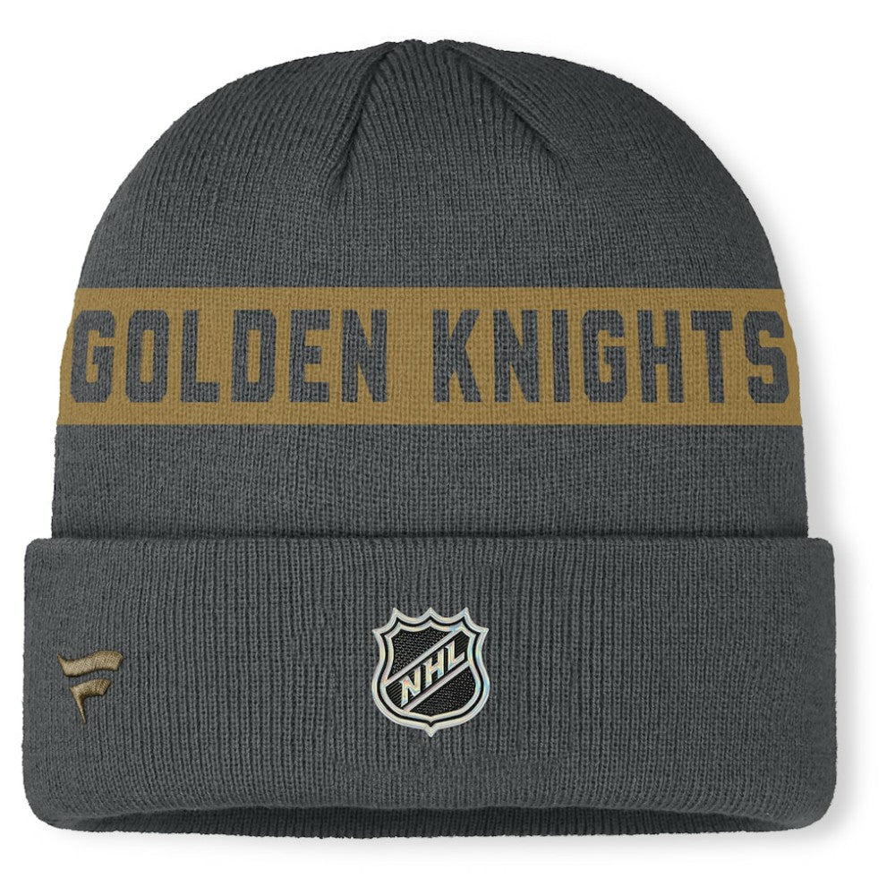 Vegas Golden Knights Fanatics Authentic Pro Rink Cuffed Knit Hat - Gray | Fanatics discount