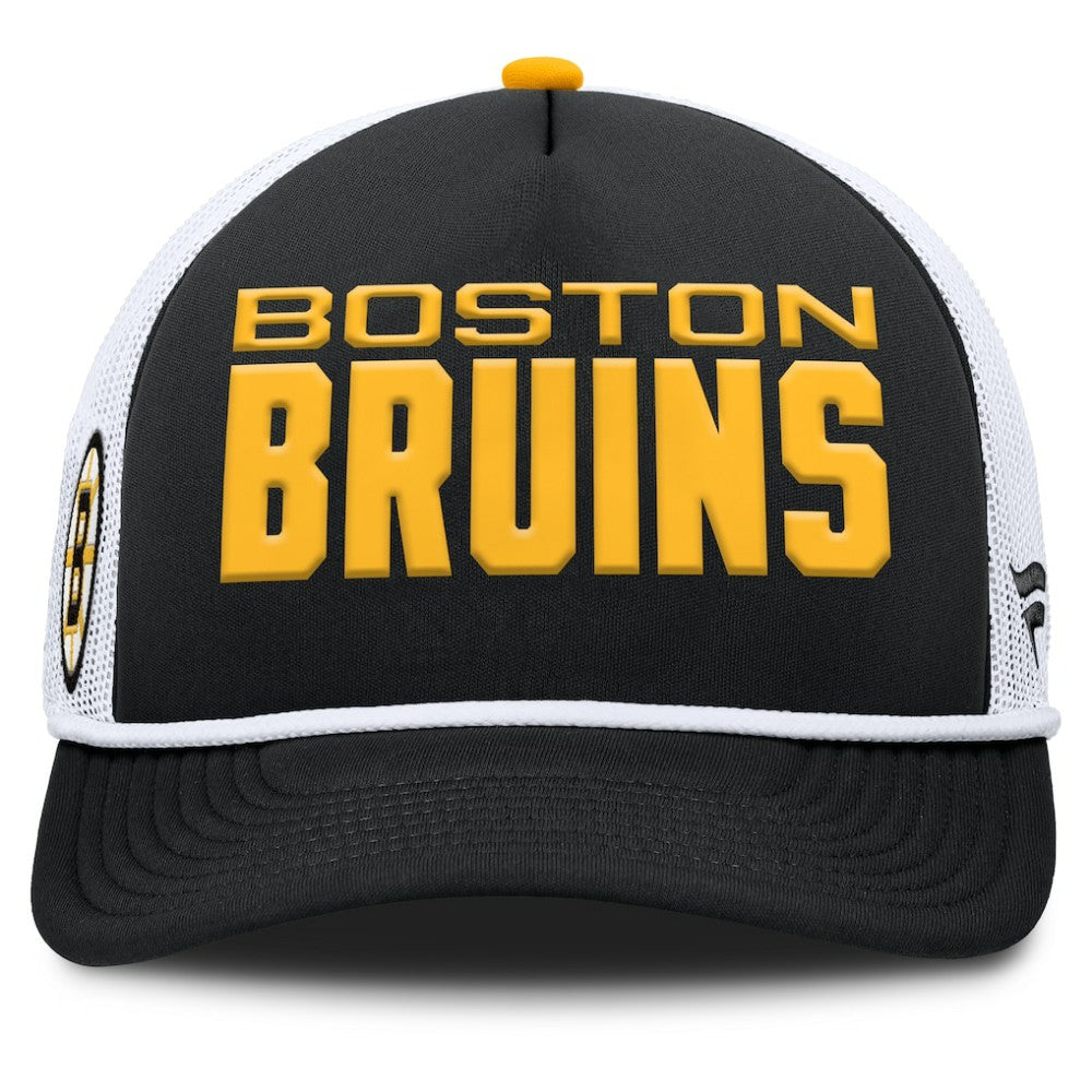 Boston Bruins Fanatics Authentic Pro Rink A-Frame Adjustable Hat - Black/White | Fanatics on sale
