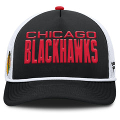 Chicago Blackhawks Fanatics Authentic Pro Rink A-Frame Adjustable Hat - Black/White | Fanatics on sale