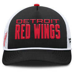 Detroit Red Wings Fanatics Authentic Pro Rink A-Frame Adjustable Hat - Black/White | Fanatics online