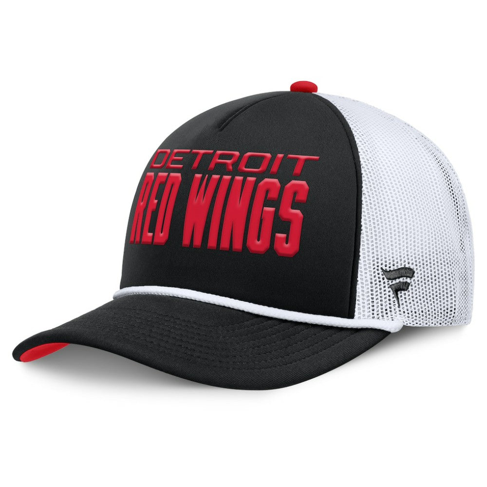 Detroit Red Wings Fanatics Authentic Pro Rink A-Frame Adjustable Hat - Black/White | Fanatics online