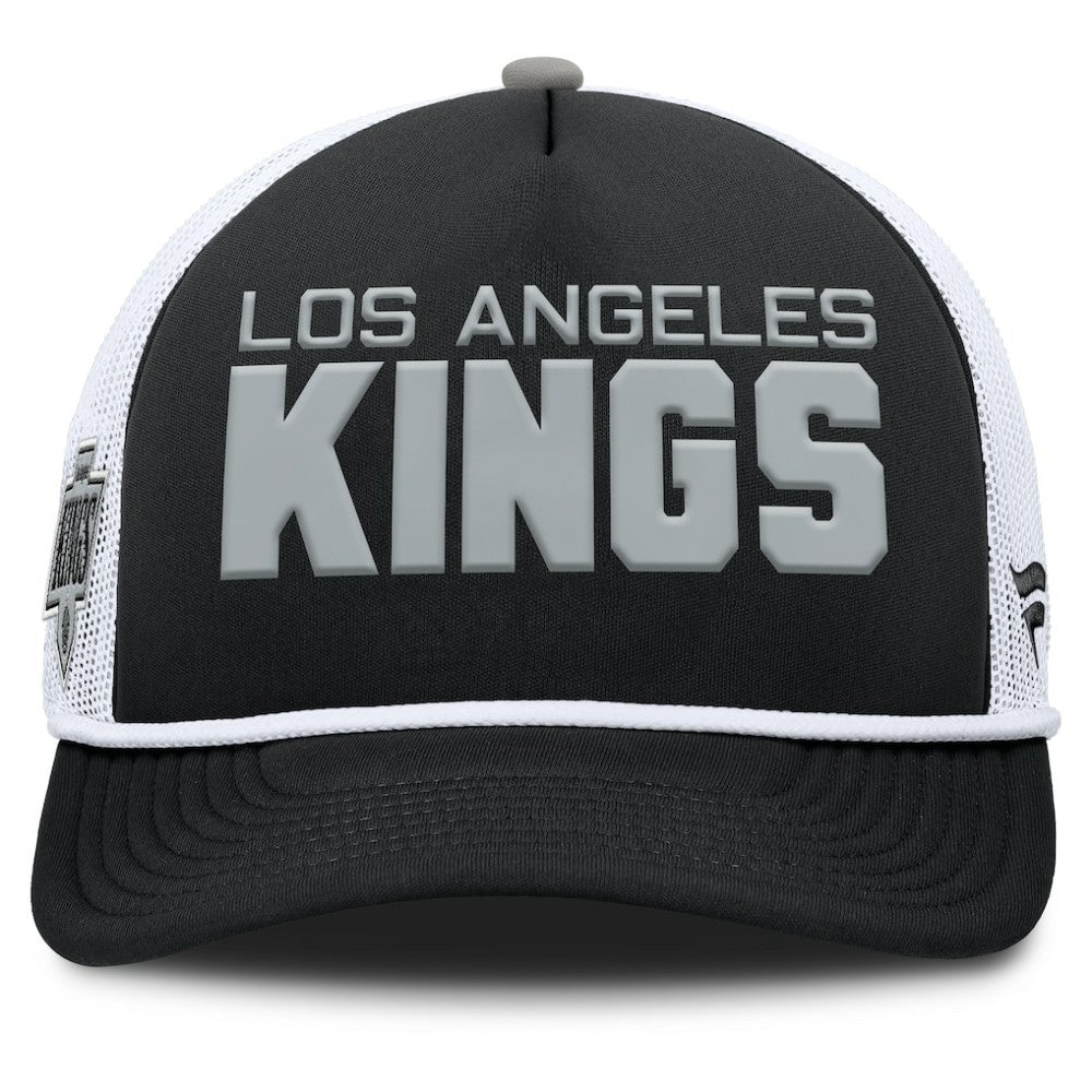 Los Angeles Kings Fanatics Authentic Pro Rink A-Frame Adjustable Hat - Black/White | Fanatics on sale