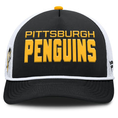 Pittsburgh Penguins Fanatics Authentic Pro Rink A-Frame Adjustable Hat - Black/White | Fanatics near me
