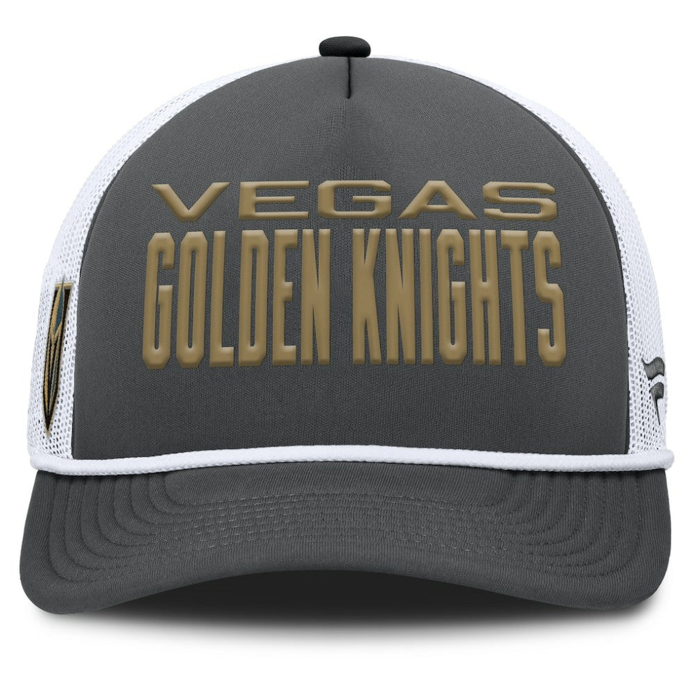 Vegas Golden Knights Fanatics Authentic Pro Rink A-Frame Adjustable Hat - Charcoal/White | Fanatics sale