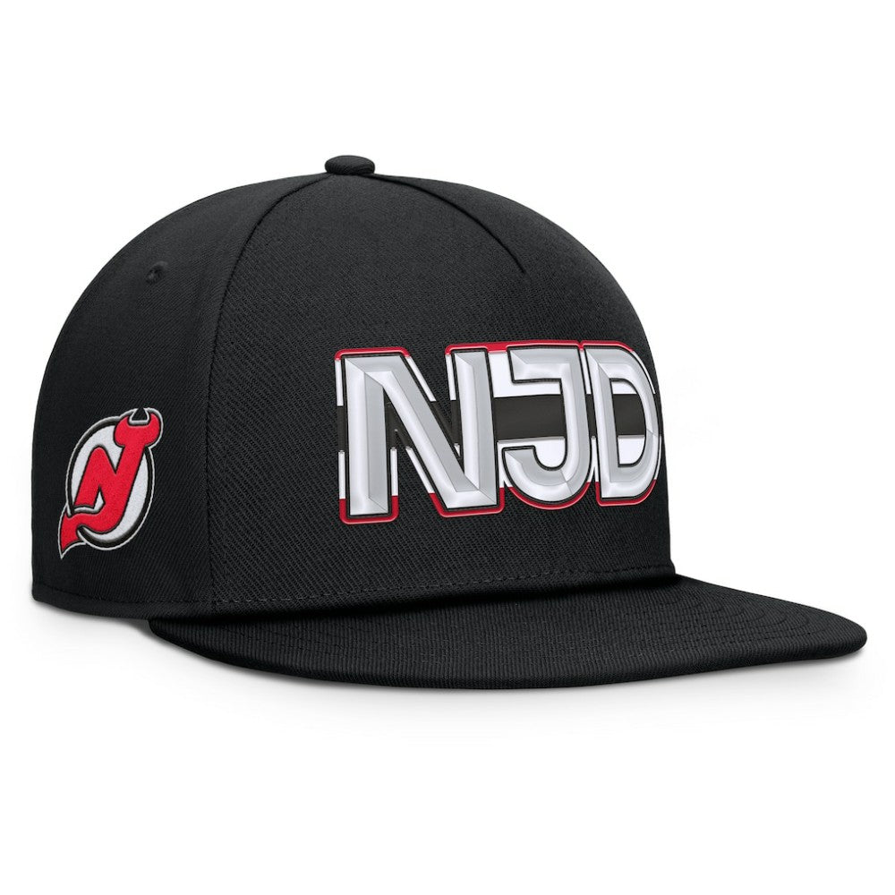 New Jersey Devils Fanatics Authentic Pro Rink Team Code Snapback Hat - Black | Fanatics on sale