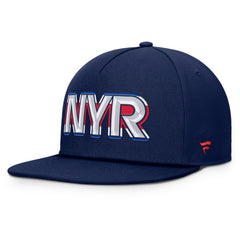 New York Rangers Fanatics Authentic Pro Rink Team Code Snapback Hat - Navy | Fanatics Lifestyle