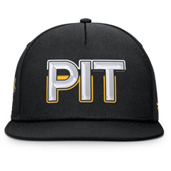 Pittsburgh Penguins Fanatics Authentic Pro Rink Team Code Snapback Hat - Black | Fanatics near me