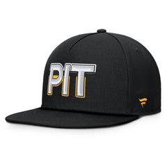 Pittsburgh Penguins Fanatics Authentic Pro Rink Team Code Snapback Hat - Black | Fanatics near me