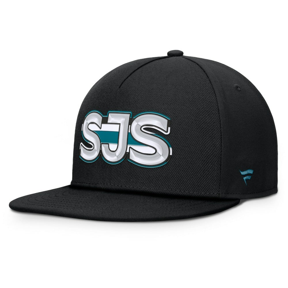 San Jose Sharks Fanatics Authentic Pro Rink Team Code Snapback Hat - Black | Fanatics near me