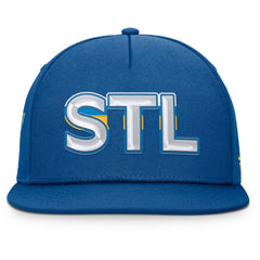 St. Louis Blues Fanatics Authentic Pro Rink Team Code Snapback Hat - Blue | Fanatics sale