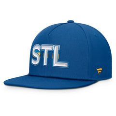 St. Louis Blues Fanatics Authentic Pro Rink Team Code Snapback Hat - Blue | Fanatics sale