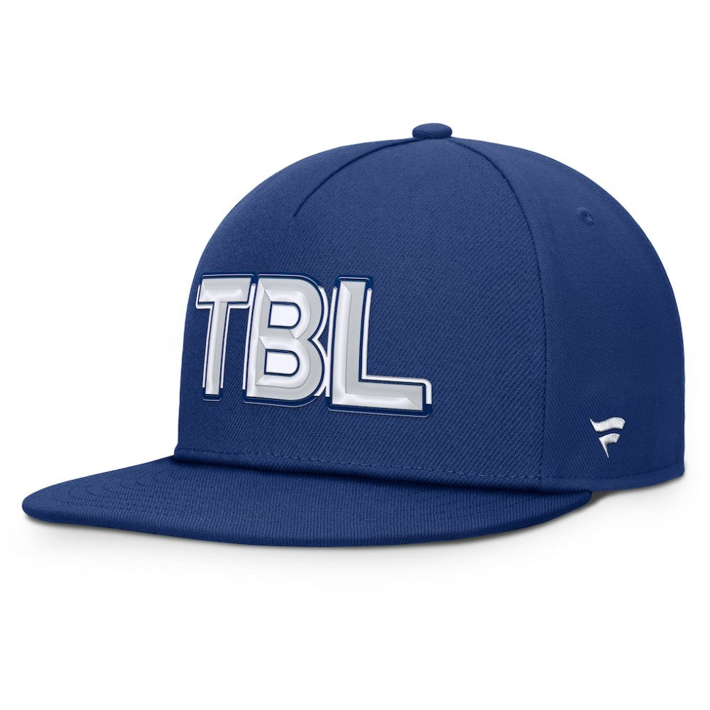 Tampa Bay Lightning Fanatics Authentic Pro Rink Team Code Snapback Hat - Blue | Fanatics near me