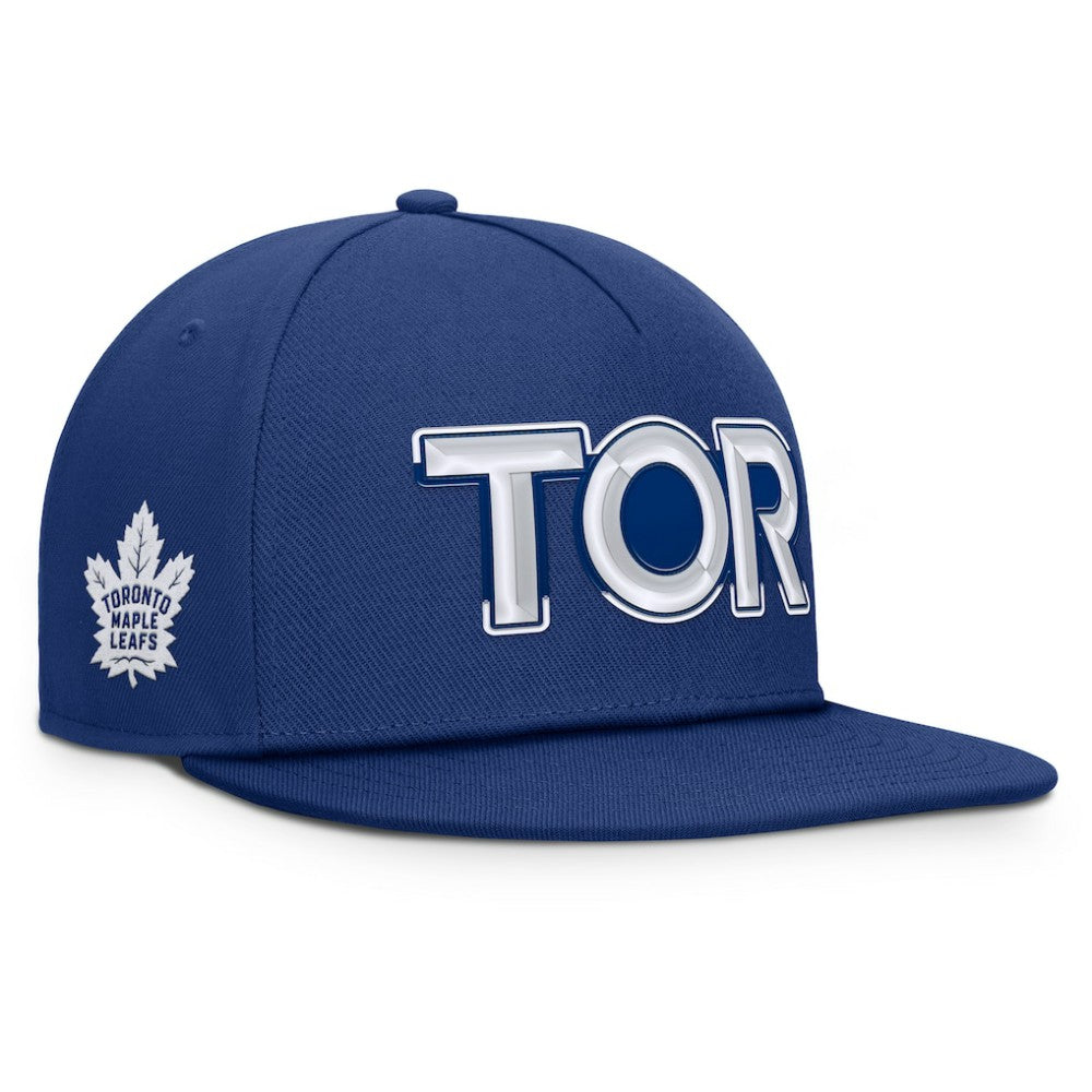 Toronto Maple Leafs Fanatics Authentic Pro Rink Team Code Snapback Hat - Blue | Fanatics online