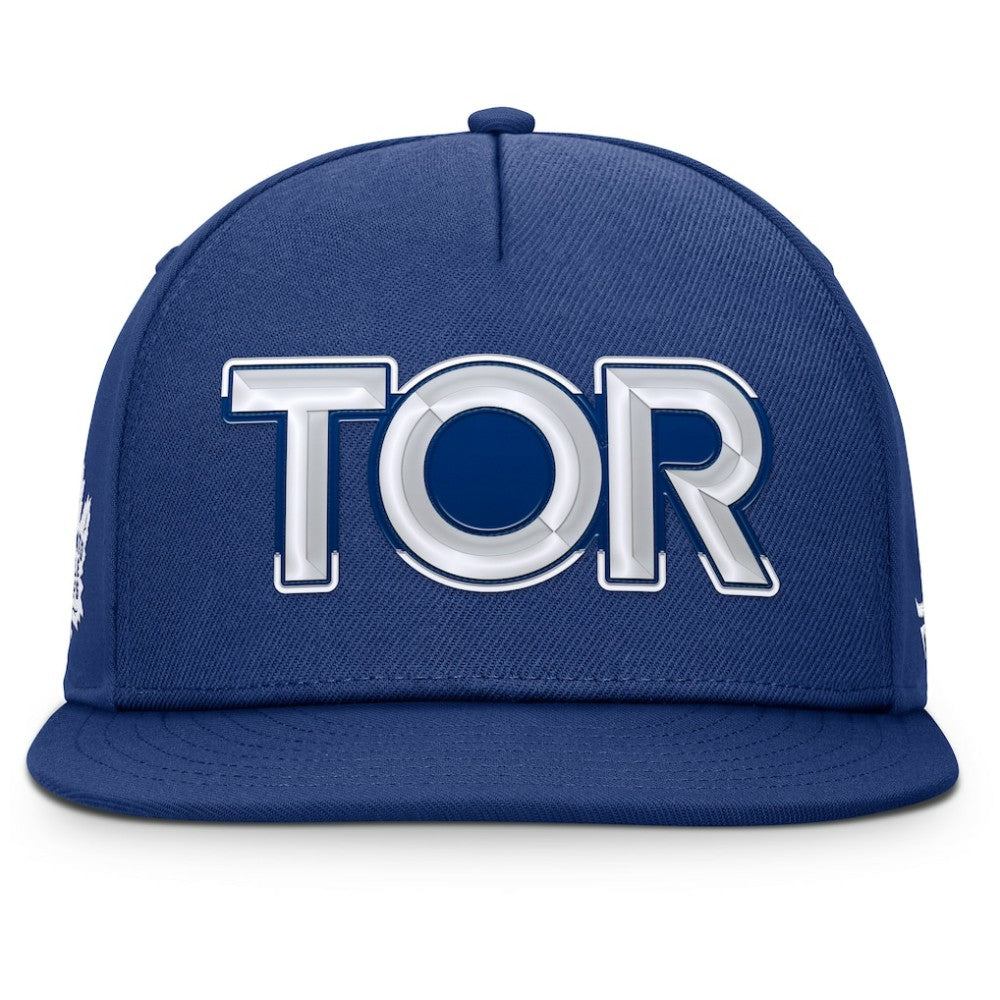 Toronto Maple Leafs Fanatics Authentic Pro Rink Team Code Snapback Hat - Blue | Fanatics online