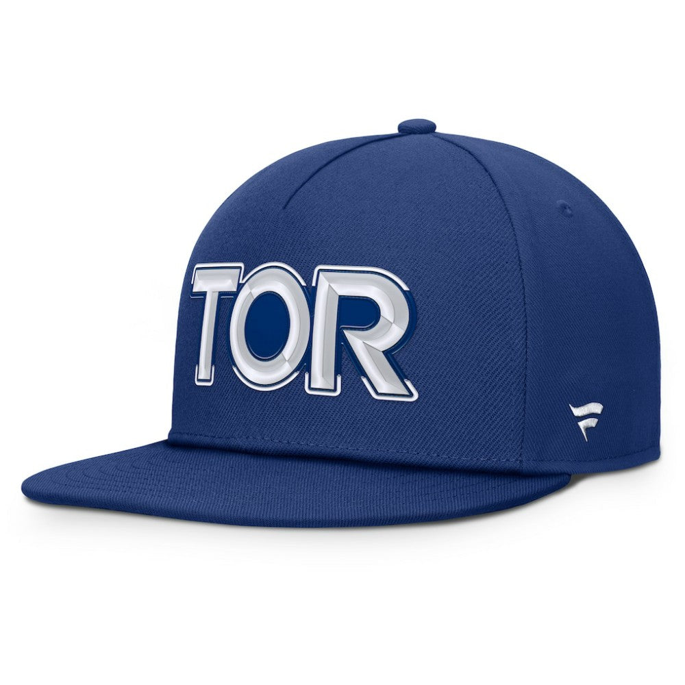Toronto Maple Leafs Fanatics Authentic Pro Rink Team Code Snapback Hat - Blue | Fanatics online