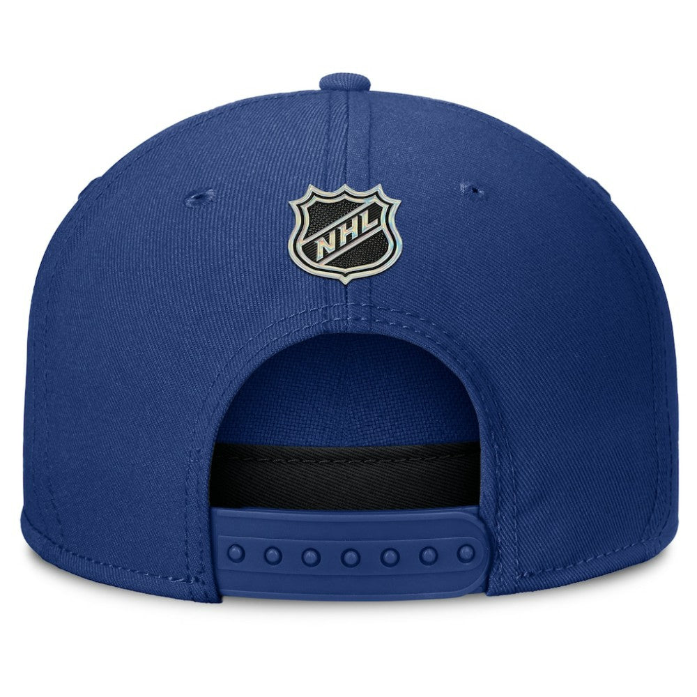 Vancouver Canucks Fanatics Authentic Pro Rink Team Code Snapback Hat - Blue | Fanatics on sale