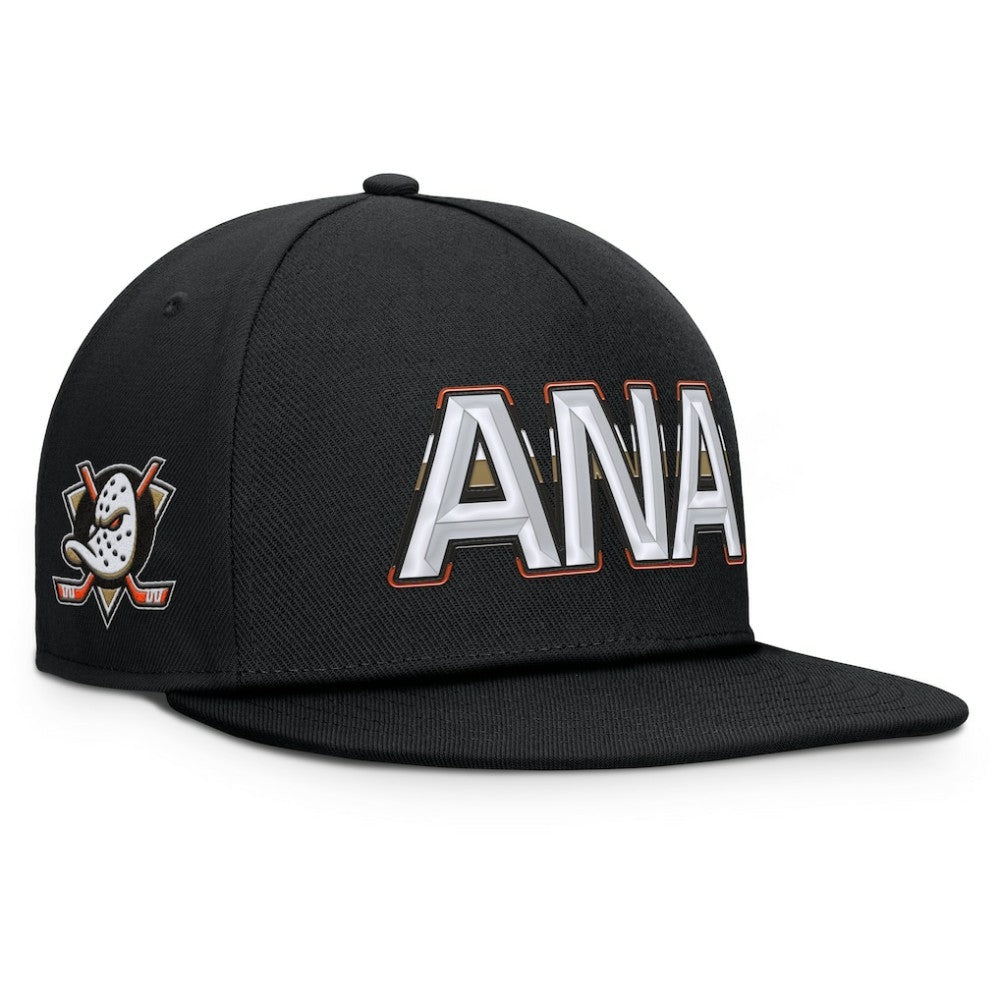 Anaheim Ducks Fanatics Authentic Pro Rink Team Code Snapback Hat - Black | Fanatics near me